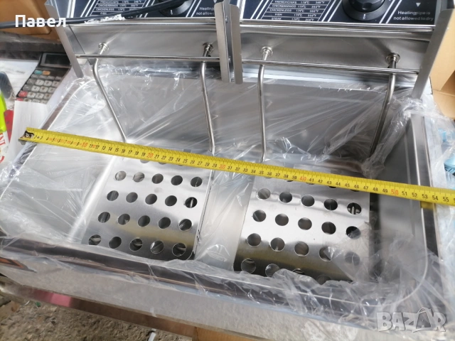 Фритюрник електрически мекици понички, снимка 2 - Фритюрници - 54247866