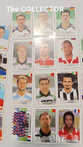 Ретро футболни стикери Panini France 98 и Champions League 2000/2001 - 30 бр., снимка 4 - Колекции - 54646921