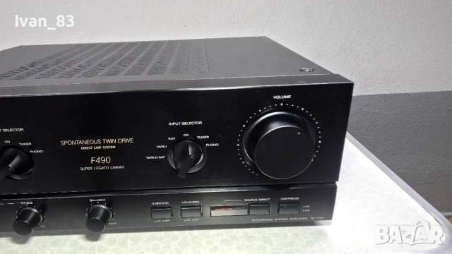 Усилвател Sony TA-F490, снимка 2 - Ресийвъри, усилватели, смесителни пултове - 54375385