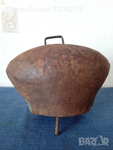 Стара хлопка,тюмбелек,звънец, голям ръчно изработен, 100% автентичност.