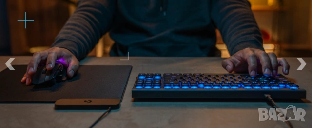 Геймърска клавиатура Logitech G515 Rapid TKL DEU QWERTZ черна - НОВА, снимка 3 - Клавиатури и мишки - 54683922