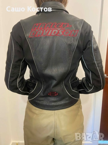 Дамско кожено яке Harley Davidson , снимка 3 - Якета - 54032345