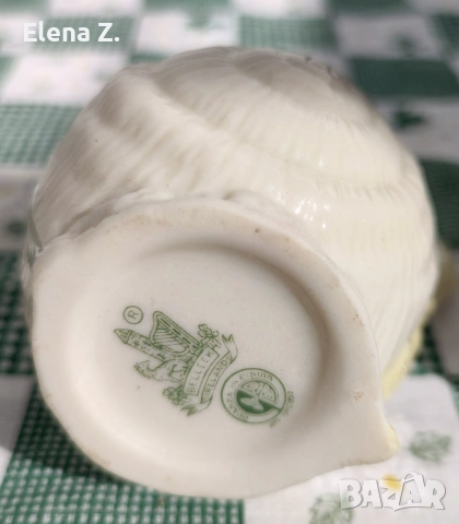 Антикварни и винтидж латиери и захарница Belleek - с морски охлюви, снимка 12 - Други - 54966286