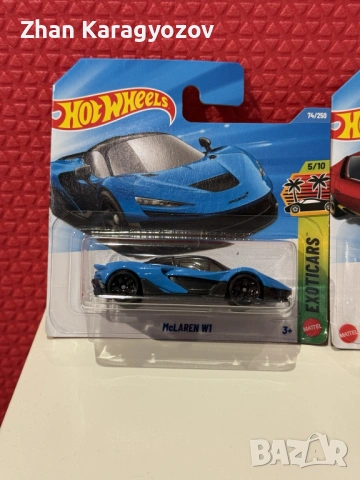 Hot Wheels Exotic & Classic сет 5 броя – McLaren / Lamborghini / BMW / Ferrari / Bugatti, снимка 2 - Коли, камиони, мотори, писти - 54356608
