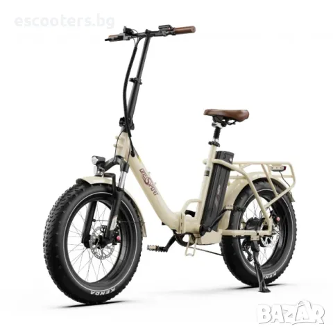 Електрически велосипед ONESPORT OT16 Max | 1x500W | 48V 18Ah | 50км/ч - бежово