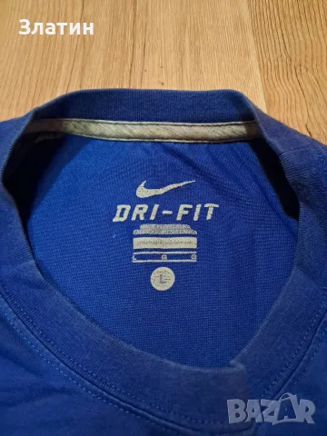NIKE #L синя тениска (оригинална), снимка 3 - Тениски - 55426895