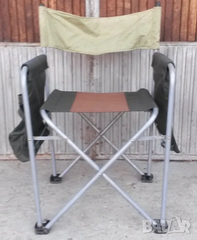 Ретро сгъваем метален градински стол, снимка 2 - Столове - 54084526