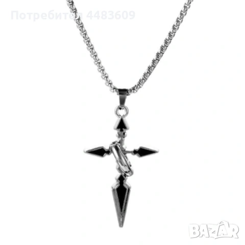 Винтидж колие с кръст , снимка 5 - Колиета, медальони, синджири - 54370302