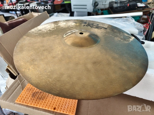 CYMBAL Paiste 302, 16" Crash Краш чинел отличен, снимка 6 - Ударни инструменти - 54712889