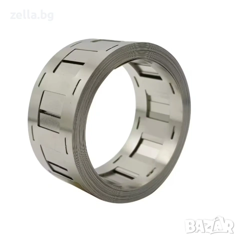 Лента от чист никел 2P 0.15mm x 27mm за точково заваряване на 18650 батерии – Ролка 5м за DIY 10378, снимка 11 - Друга електроника - 54685149