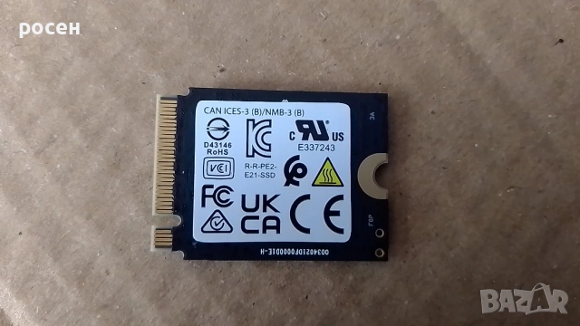 SSD NVMe 128gb Phison 4x4 2230 , снимка 2 - Твърди дискове - 55089706