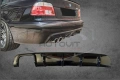 Дифузьор за задна броня BMW e39 M5, единичен накрайник, м-техник, снимка 1