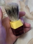 бръснарска четка. четка. каталин. кехлибар, снимка 4