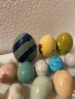 Великденски яйца изработени от мрамор и порцелан, снимка 1