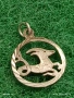 Сребърен медальон зодиакален знак КОЗИРОГ ♑ много красив 16738, снимка 3