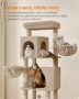 Многоетажна котешка катерушка 175см FEANDREA, снимка 4