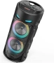 Мощна Преносима Bluetooth Тонколона ZQS4239S с LED Светлини, FM Радио и Караоке Микрофон, снимка 2