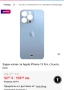 Нов заден капак за Apple iPhone 13 Pro, стъкло, Син, снимка 3