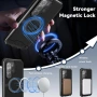R-JUST Life Водоустойчив и прахоустойчив MagSafe калъф за Samsung Galaxy S26 Ultra 5G със стойка – Ч, снимка 6