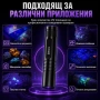 Професионален силен ув фенер 365nm UV фенерче с черен филтър за фалшиви пари печати камъни смола, снимка 2