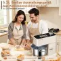 ZACME кухненски робот 1200W, 5.2L, метален корпус, LED дисплей, снимка 5