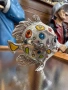 Италианска декоративна фигура със сребърно фолио №8193 , снимка 3