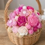 🌷 Ръчно изработени кошници със сапунени цветя и свещи по поръчка., снимка 12