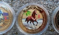 Монети колекционерски цветни различни видове, снимка 6