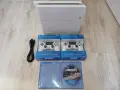Снежнобял PlayStation 4 500GB Glacier White / 2 Нови Джойстика / Плейстейшън 4, снимка 3