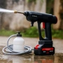 Акумулаторна водоструйка 24V – Пистолет за миене с LCD дисплей и 4 режима-63.00€, снимка 2