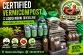 🪱 GROW NATURALLY WITH CERTIFIED VERMICOMPOST & LIQUID WORM FERTILIZER 🌱, снимка 1