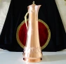 Медна кана с капак WMF бягащ щраус Art Nouveau,Jugendstil , снимка 4