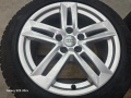 Лети джанти 17ки 5х112 Audi + зимни гуми 225/50/17 Dunlop, снимка 4