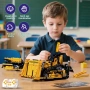 Комплект 5 в 1 STEM строителни играчки, багер, кран, камион, булдозер, снимка 6