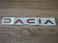 бронзов надпис Дачия Dacia нов стил, снимка 1