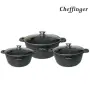 Комплект тенджери Cheffinger – 6 части с мраморно покритие, 20 / 24 / 28 см, снимка 6