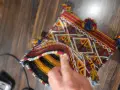 Дебела плетена вълнена чанта оригинална , снимка 8