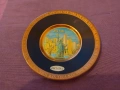 Чиния New York 24 KT Gold Chokin Made in Japan нова златно покритие фи 15 см, снимка 1