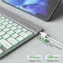 Нова Ултратънка Bluetooth клавиатура за iPad iPhone Android PC таблет телефон, снимка 3
