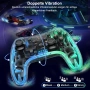 Безжичен геймпад Xtrike Me GP-52 с прозрачен корпус и RGB осветление, снимка 5