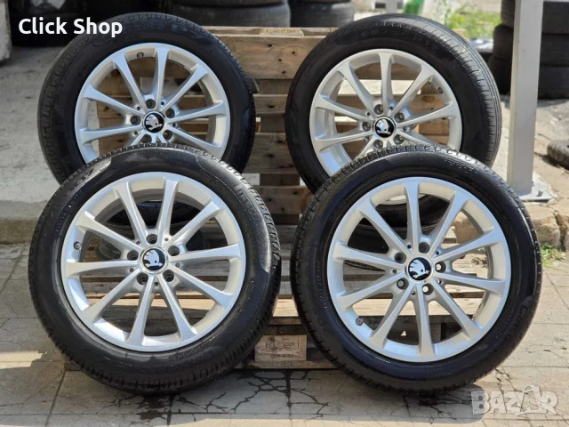 5х112 17 Джанти Skoda Octavia SuperB Шкода Октава 5x112, снимка 2 - Гуми и джанти - 55063532