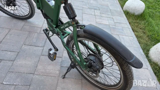 Сгъваем електрически велосипед 20" MATE City Foldable e-Bike - 250w сгъваемо електрическо колело, снимка 4 - Велосипеди - 55692491