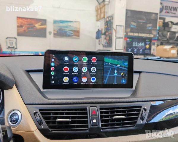 Навигация Мултимедия с Андроид 14 BMW X1 E84 WiFi Android БМВ Е84, снимка 6 - Аксесоари и консумативи - 24321519