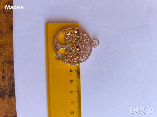 Масивна сребърна висулка , снимка 2 - Колиета, медальони, синджири - 55252275