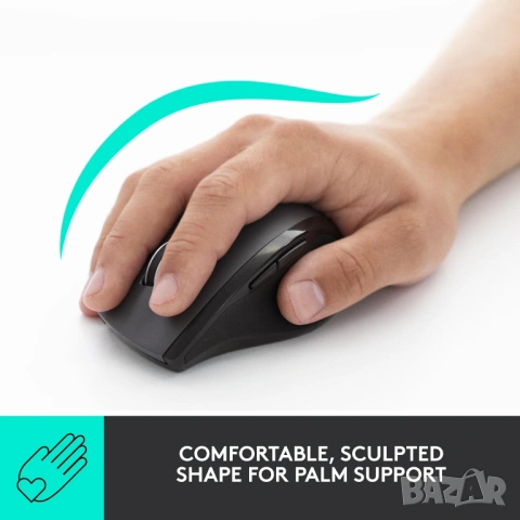 Мишка Logitech M705 Marathon Smart wheel (Нова Запечатана), снимка 7 - Клавиатури и мишки - 54259896