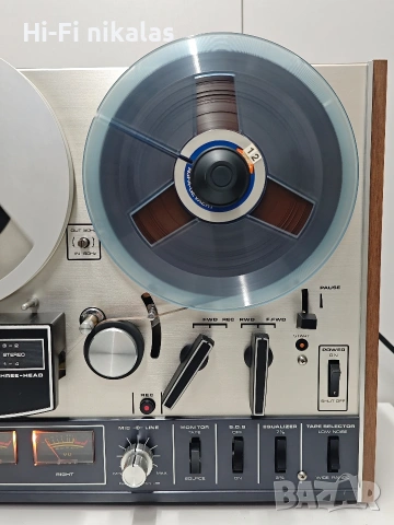 ретро стерео ролков магнетофон Hi-Fi AKAI 4000DS, снимка 4 - Ресийвъри, усилватели, смесителни пултове - 54560901