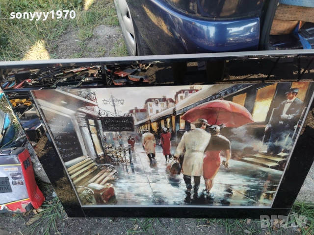 OIL EFFECT PRINT 95X75СМ КАРTИНА ВНОС ENGLAND 2706262025L4, снимка 13 - Други ценни предмети - 55072331