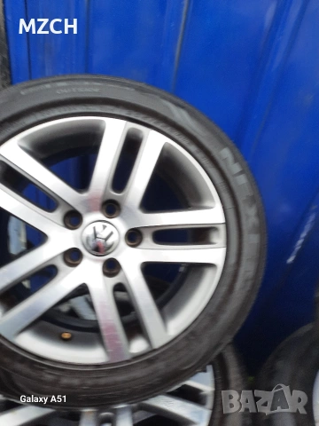 ляти джанти с гуми 5×112, фолксваген 16цола , снимка 3 - Гуми и джанти - 54071778