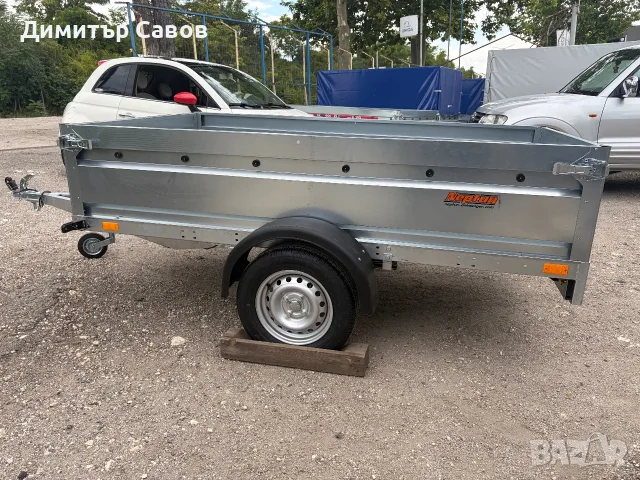 Туристическо, самосвално ремарке Neptun N7-236 PRR с РЕСЬОРИ И АМОРТИСЬОРИ до 750кg., снимка 4 - Ремаркета - 55396511