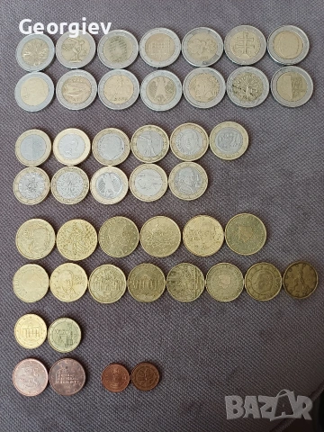 Евро монети. 